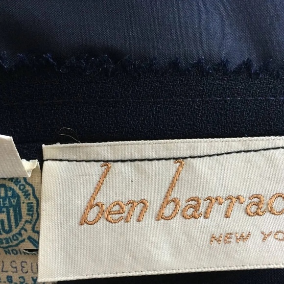 Vintage 1960s Crepe Office Dress by Ben Barrack New York - Picture 7 of 7